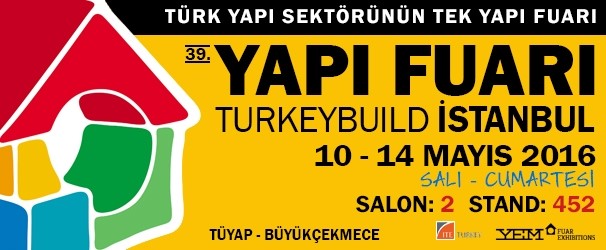 39th TURKEYBUILD Construction Fair 2016
